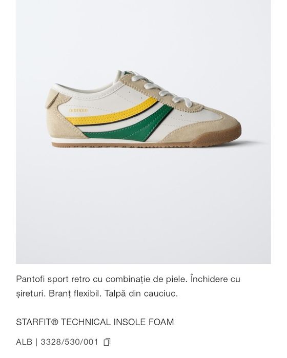 Adidași Zara noi mărimea 30 din piele