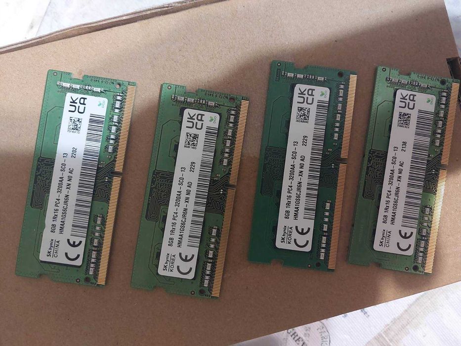 8GB 3200Mhz CL22 - SK Hynix (SO-DIMM - за лаптоп)