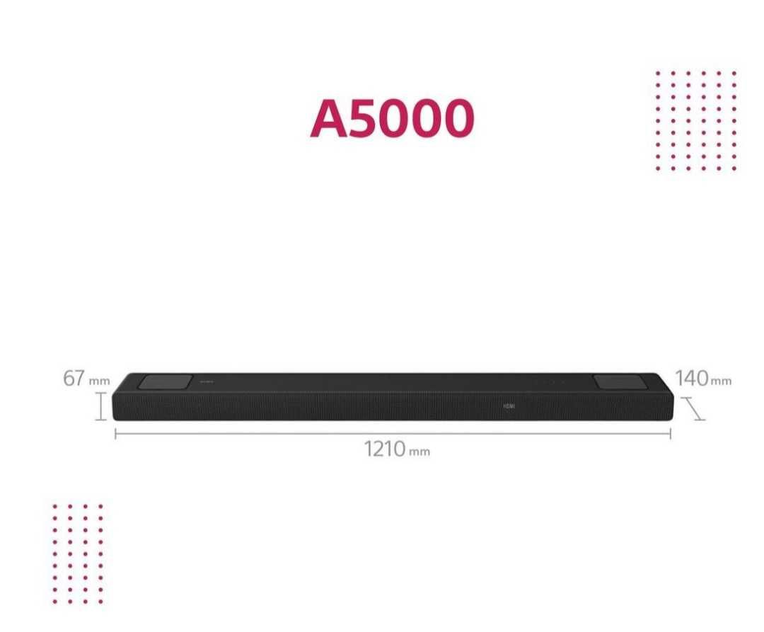 SONY HT-A5000 5.1.2 All-in-One Sound Bar с Dolby Atmos