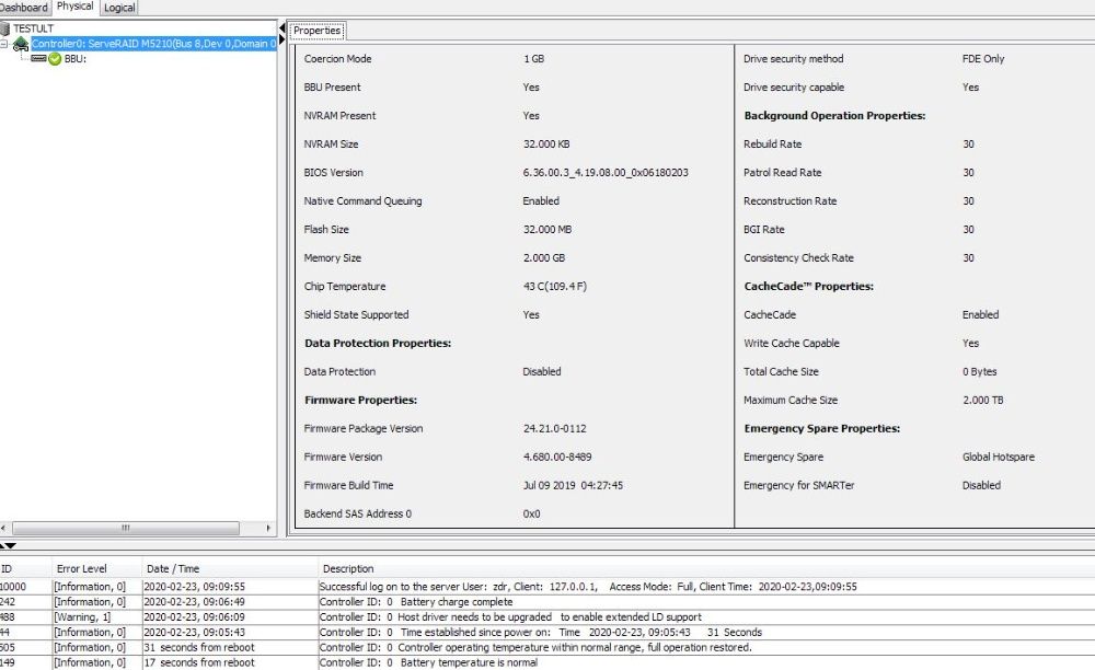 RAID Контролер IBM Lenovo M5210 2GB 12Gb/s CacheCade ServeRAID 9364-8i