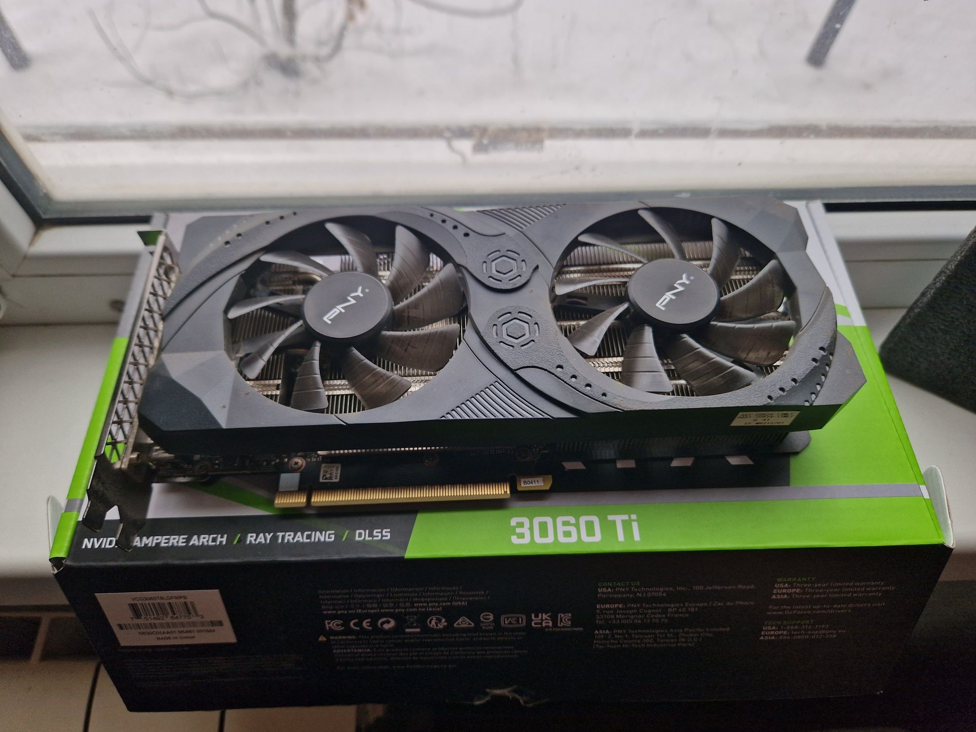 Nvidia rtx 3060ti почти новые или обмен предлагайте