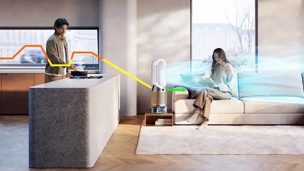 Увлажнитель - очиститель воздуха Dyson Humidify+Cool PH2 De-NOx PH05