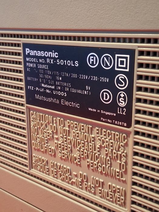 Radio Panasonic 1980