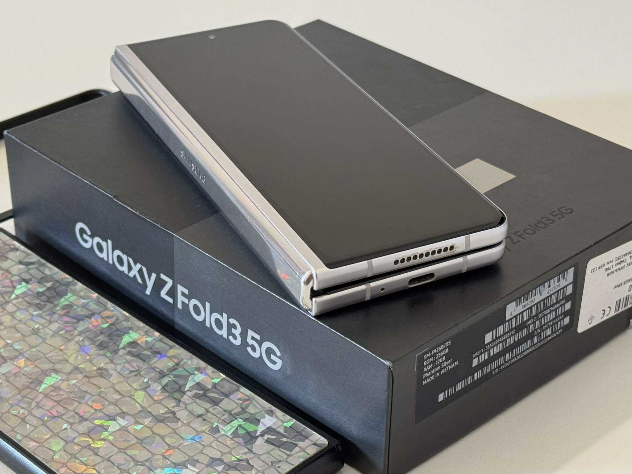 Бартер!Oтличн! Galaxy Fold 3 256/12GB Phantom SIlver (Сив)