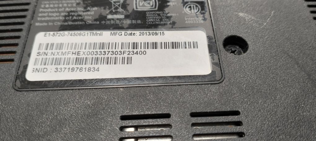 Лаптоп Acer E1-572G-74506G1