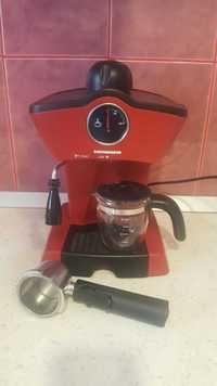 Espressor manual Heinner HEM-200RD, 800W, 3.5 bar, filtru inox, 250 ml