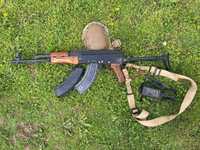 AK 47 full metal si lemn - pat rabatabil