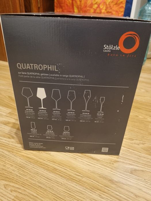 Set pahare vin rosu Stölze