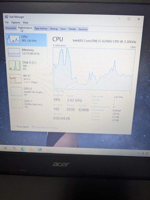 Acer low gaming i5 8gb Nvidia GeForce 2gb SSD