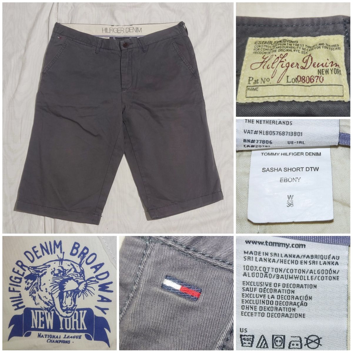 Pantaloni Tommy Hilfiger mărime 36 model Sasha Short bermude scurți