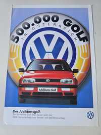 Poster aniversar 500.000 Volkswagen Golf 

Stare buna

Model: 10/1996