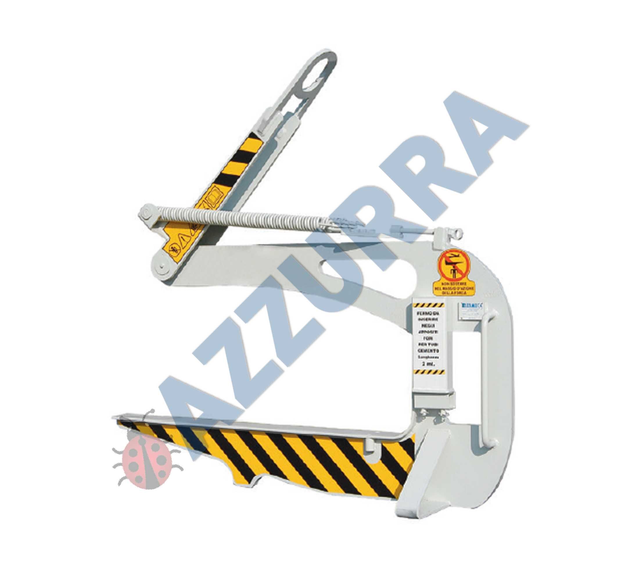 CLESTE TUBURI Furca pentru tuburi de beton de 2500 mm – 6000 kg