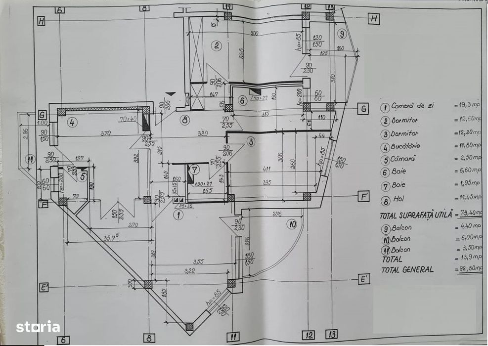 Vând apartament 3 camere decomandate, Ultracentral-Hunedoara