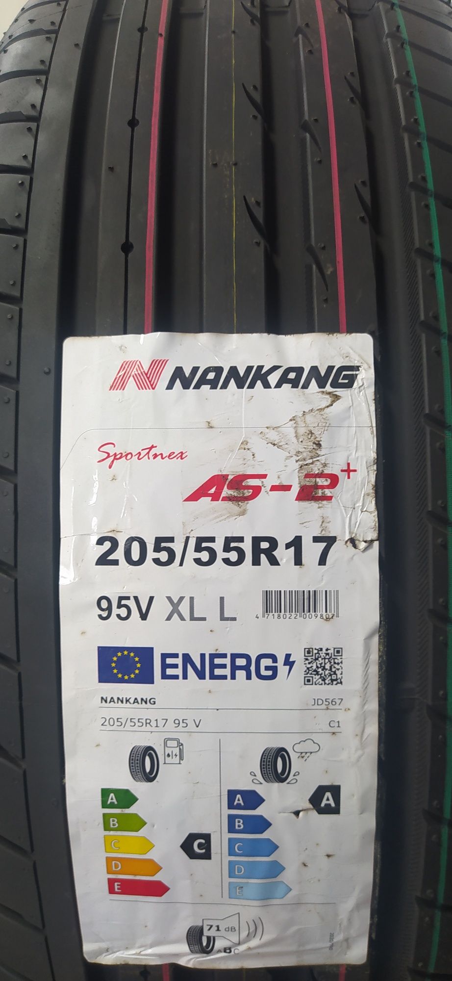 205/55R17 Nankang AS2+ 95V