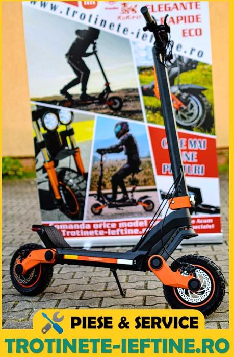 Motor 1200W! Model Off-Road KuKirin G3 Trotineta Solida - 70km baterie