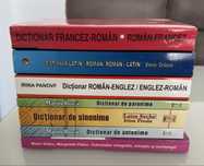 Dicționare: englez, francez, latin, antonime, sinonime, paronime