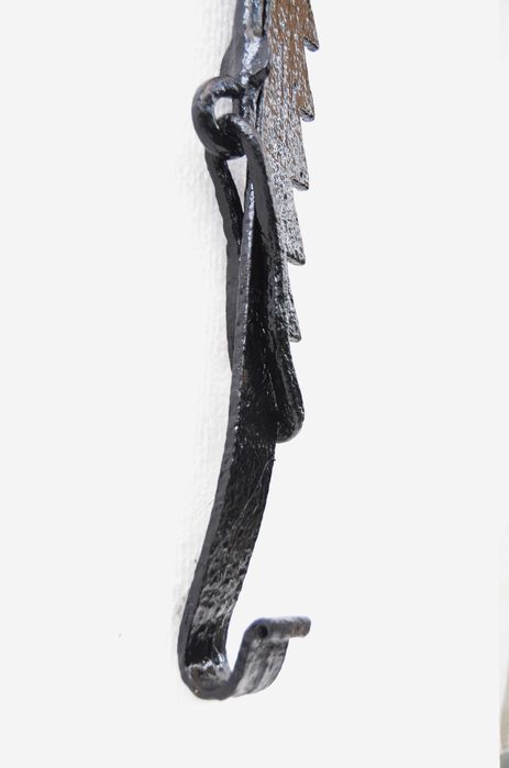 Ustensila veche pentru vatra din fier forjat posibil de secol 19