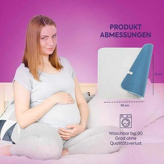 Перяща се подложка   многократна употреба | Комплект от 2 - 75 x 90 см