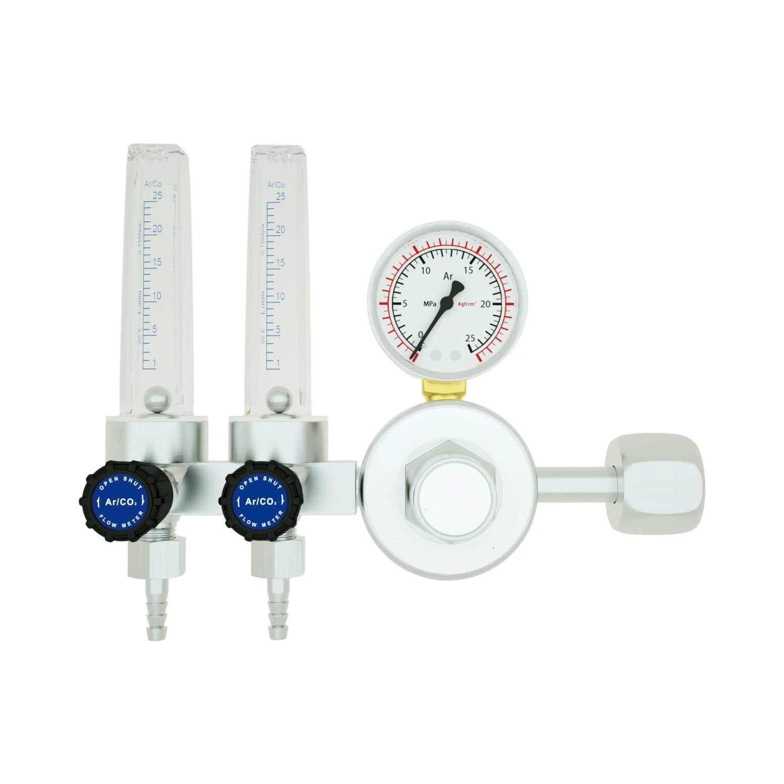 Reductor Presiune Argon/CO2 cu manometru si dublu rotametru