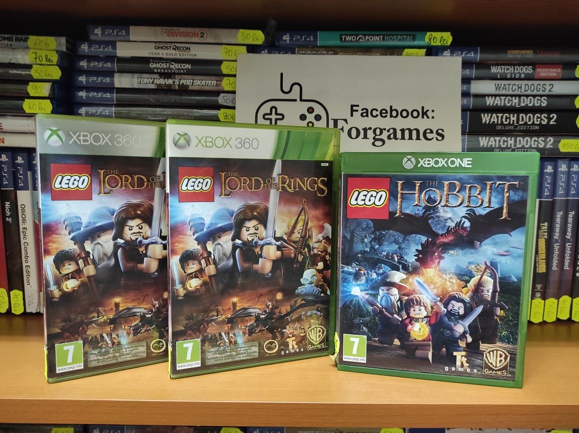 Vindem jocuri consola Xbox One 360 LEGO Lord of The Rings Hobbit PS3