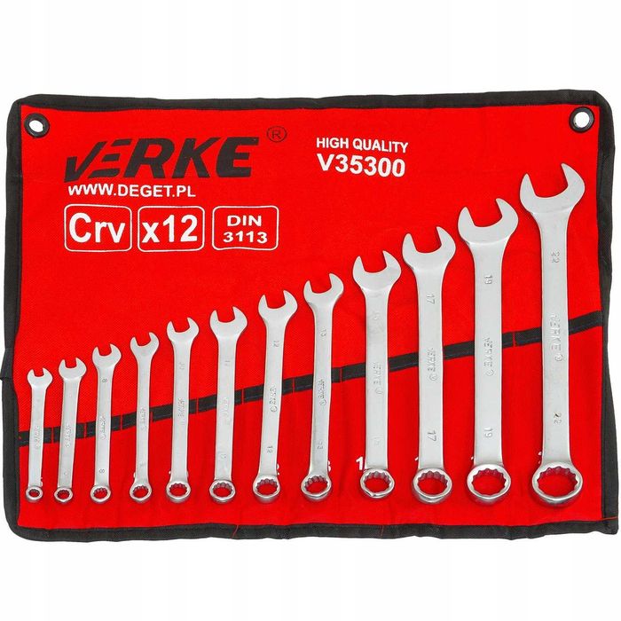 Set 12 chei fixe combinate 6-22mm 12bucati piese Cr-V (V35300)