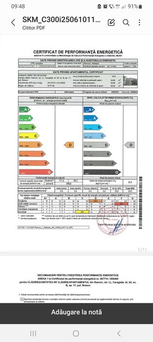 Apartament de vânzare
