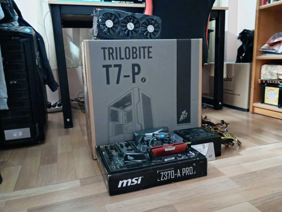 Геѝмърски компютър, i5 7600, 16 gb ddr4, gtx 1070 ti, 400gb ssd