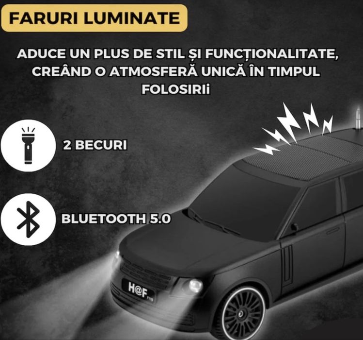 Boxă Bluetooth tip SUV - Design Premium Range Rover