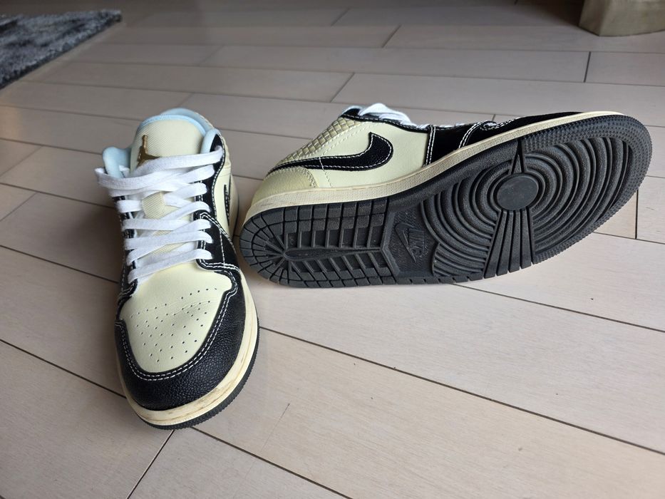 Nike Air Jordan 1 Low SE “Coconut Milk / Black Woven” – размер 42