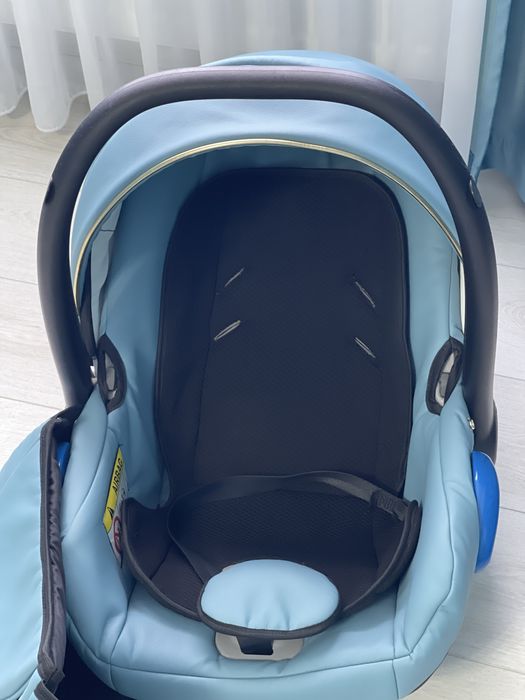 Krausman – Carucior 3 in 1 Prime Mirage Blue Gold –