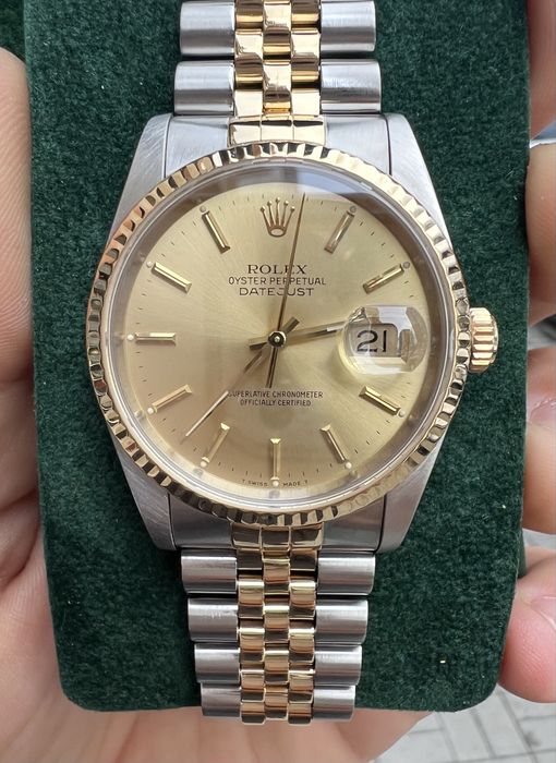 Rolex Datejust 36mm jubilee Aur 18k
