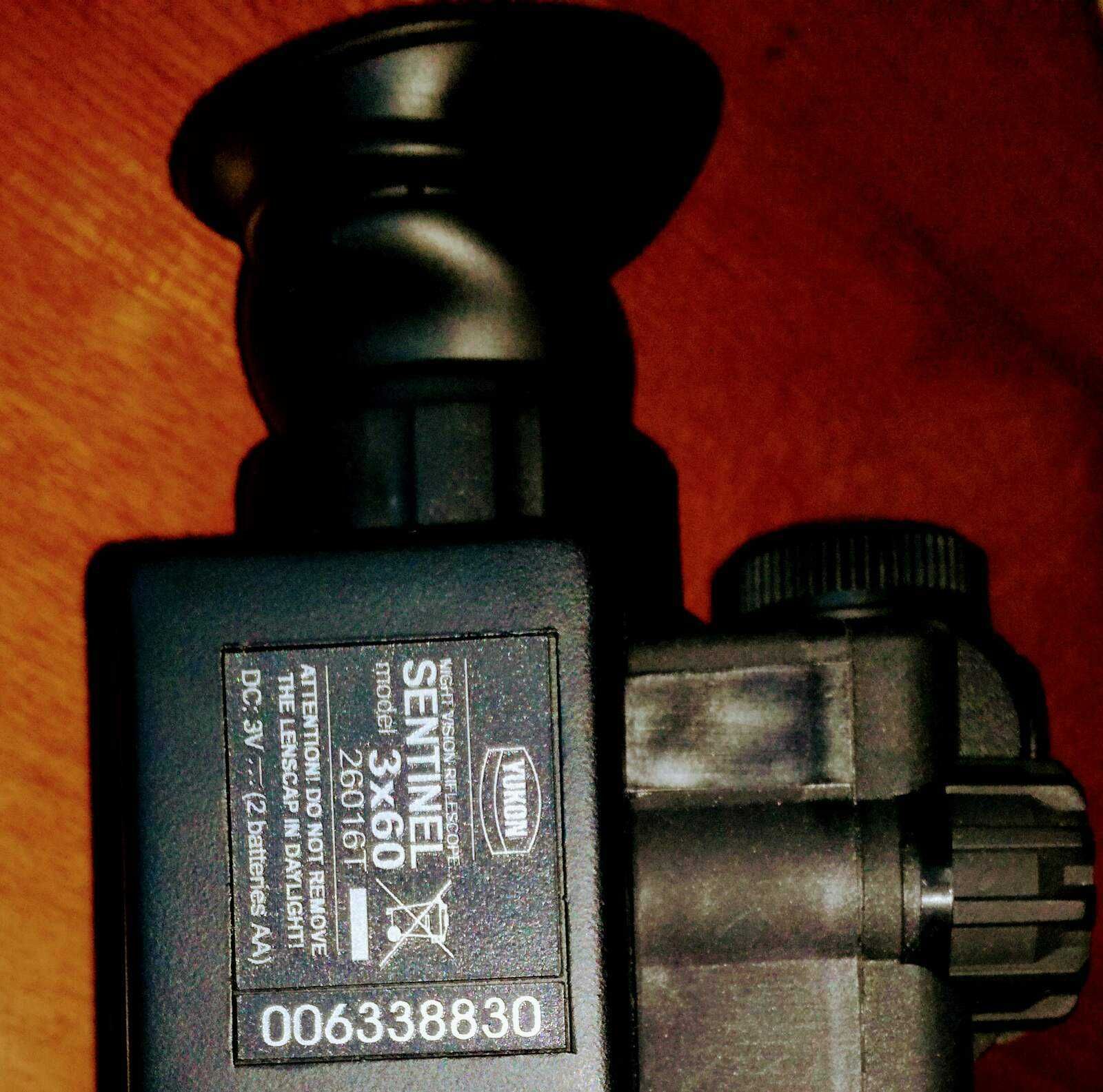 Нощен прицел , Насадка, YUKON NIGHT VISION SENTINEL Tactical 3x60 L