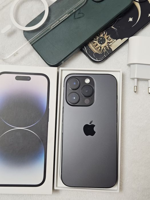 Iphone 14 pro 128GB, Space Black, Full box, stare excelenta