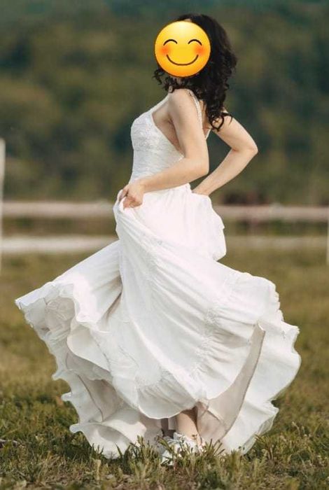 Rochie mireasa lejera Boho Lillian West 36