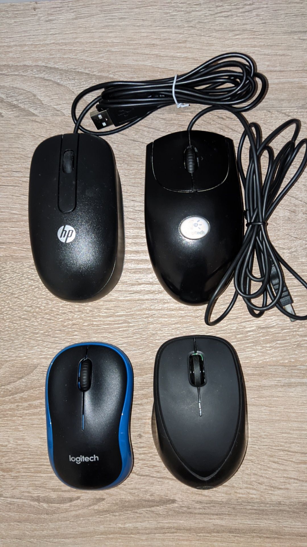 Mouse usb wireless Logitech, HP