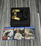 Consola ps 4 slim  modabila +3 jocuri originale