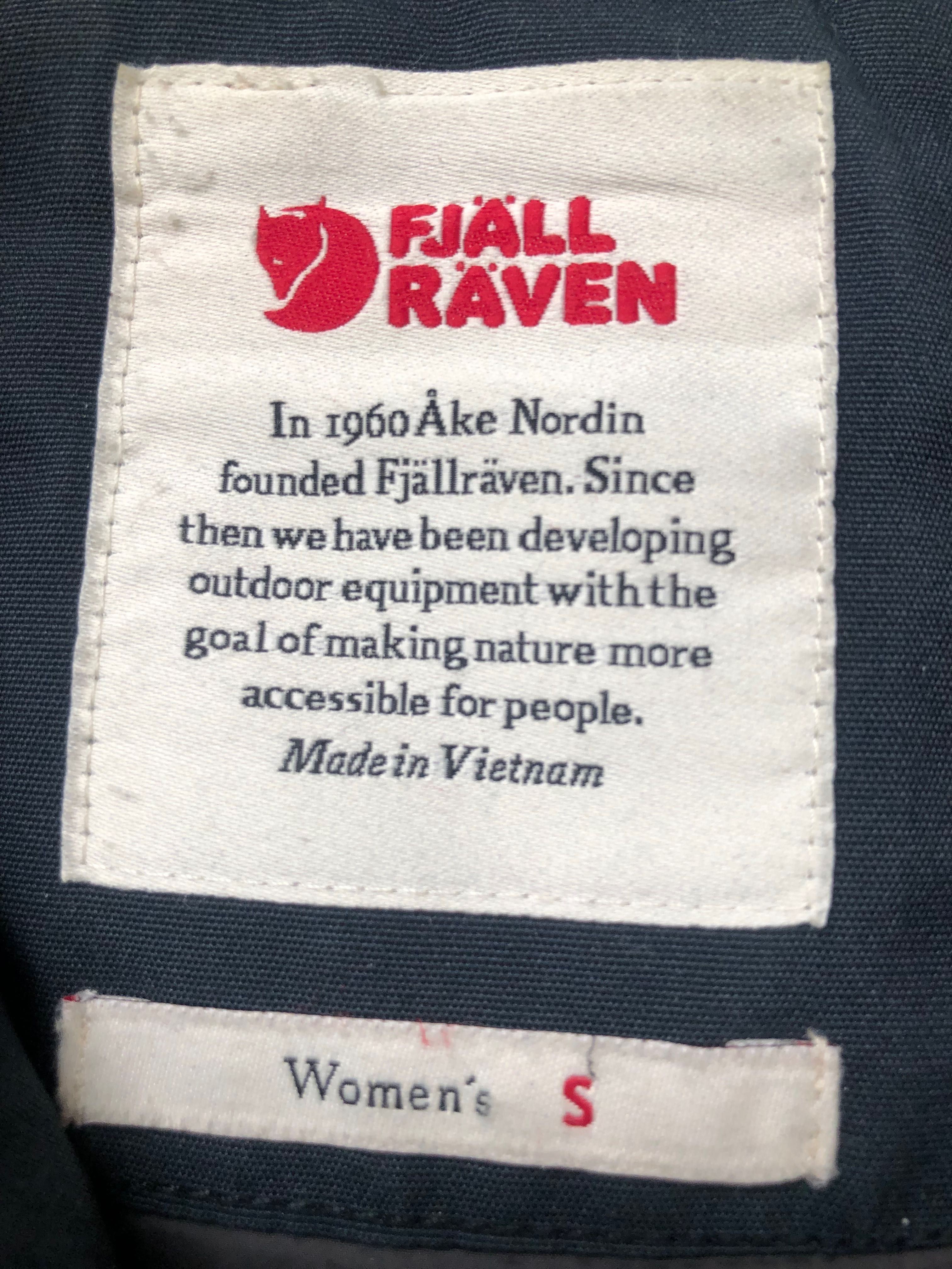 FJALLRAVEN-jacheta lunga tip Parka pentru dame, marimea S