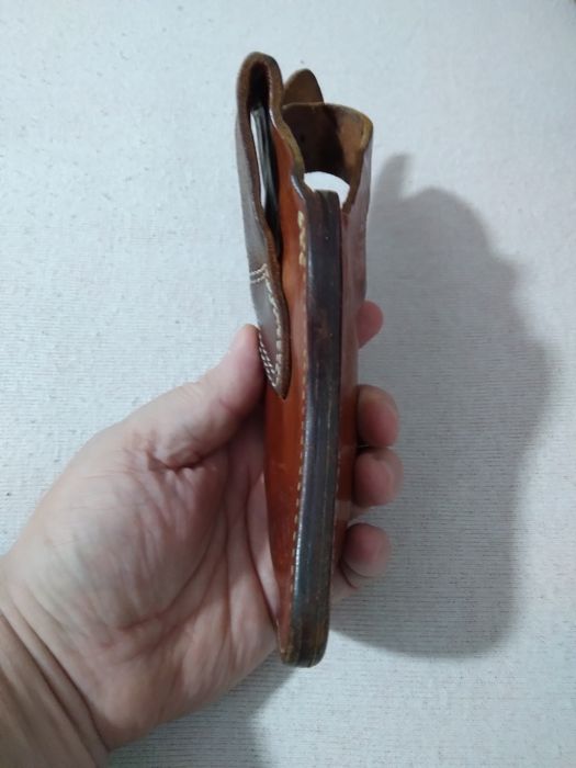 Toc pistol din piele naturala