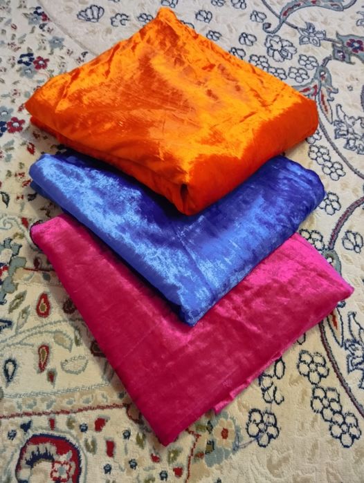 Ткань бархат плотная