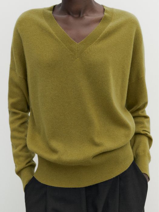 Pulover Massimo Dutti din casmir