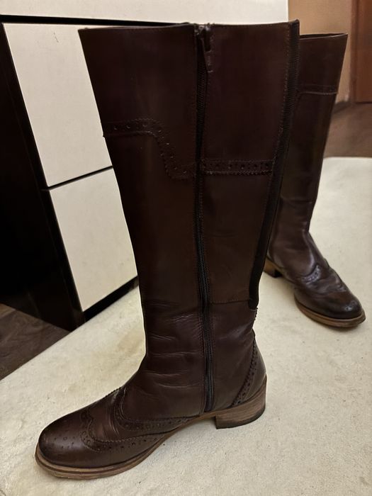 Дамски ботуши естествена кожа