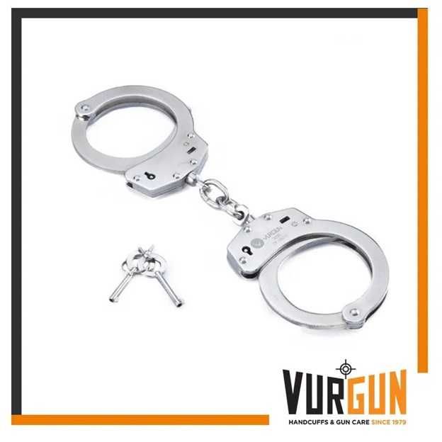 Качествени Белезници Vurgun с мека връзка Никелирани Стомана