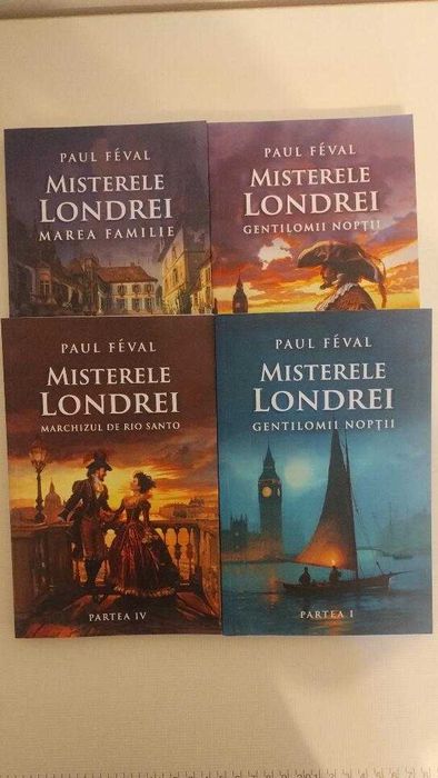 Pachet carti Misterele Londrei