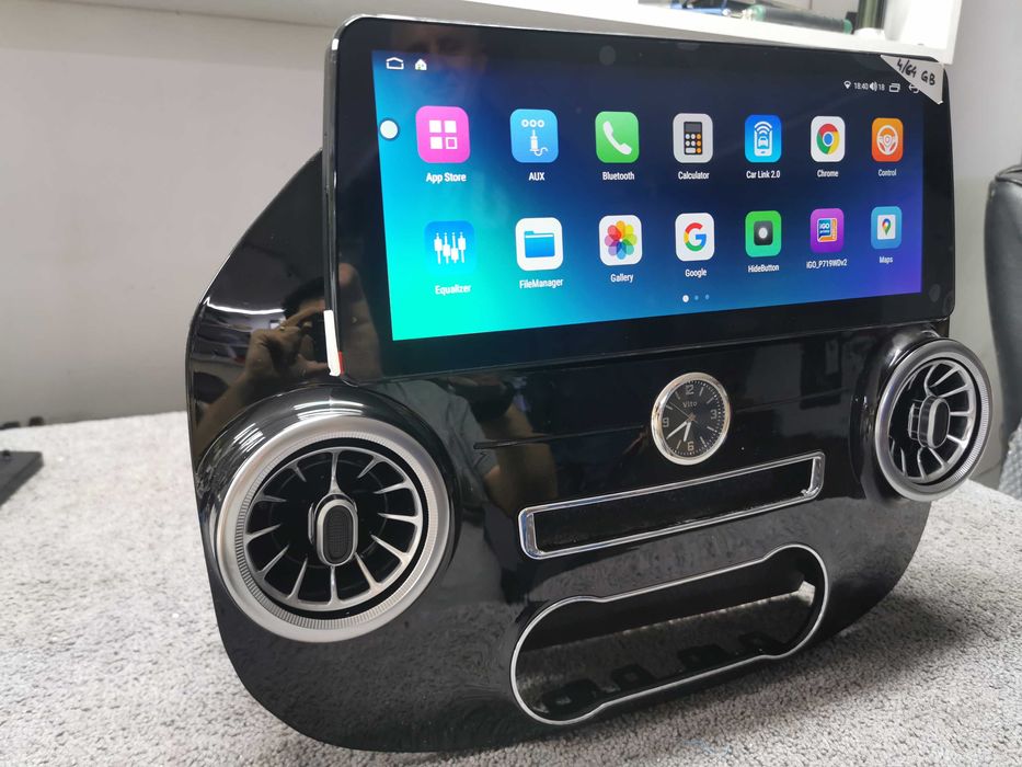 Navigatie Android Mercedes Vito/Viano octacore 4/64gb port SIM