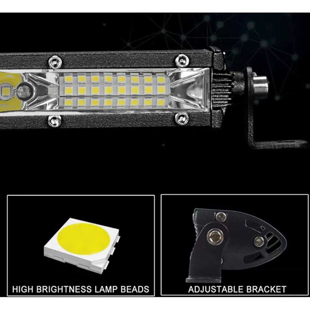 Мощен LED Bar, 12-24V, 90W, 28 cм