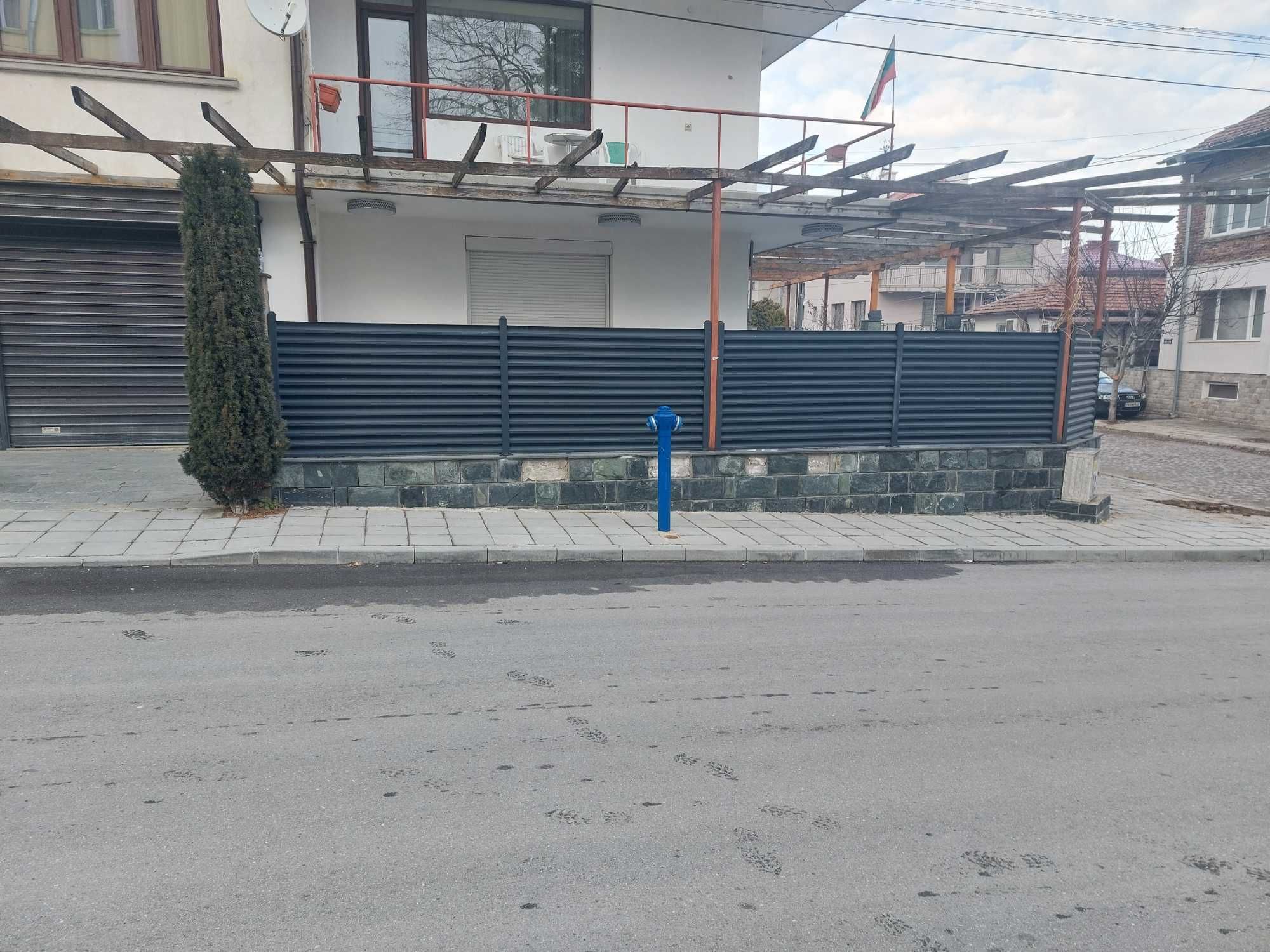 Метална ограда тип щора