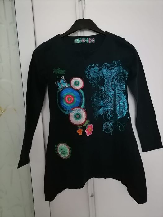 Bluza / tunica Desigual pentru fete, mărime 9-10 ani