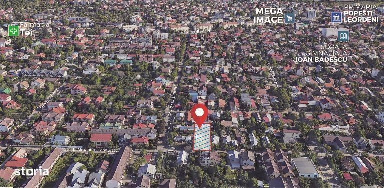 Teren 554 mp, ideal investie, Str. Alexandru Conduratu, Popesti