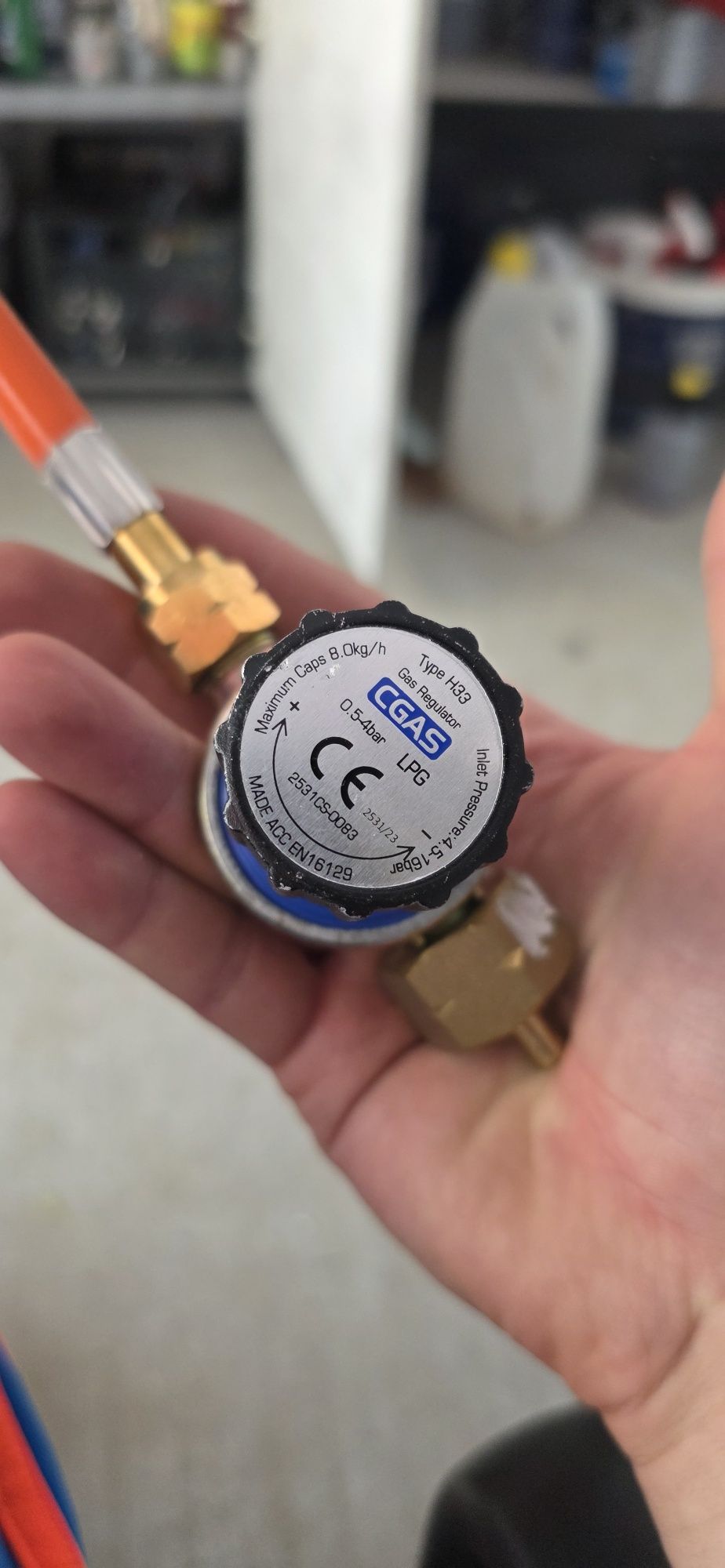 Редуцир вентил за газ CGAS type H33 0.5-4 bar