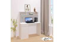 Бюро Puzzle-home Secreta, ПДЧ, БЯл или Дъб, 110х50х135см